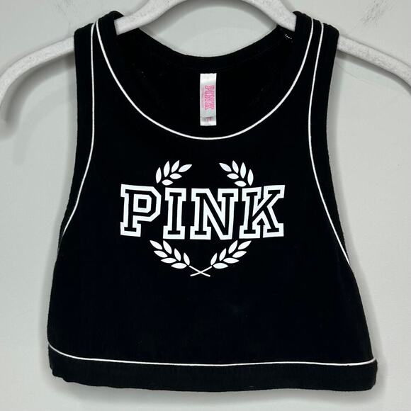 PINK Victoria's Secret Other - Victoria's Secret Pink Crop Top Racerback Sports Bra Size M